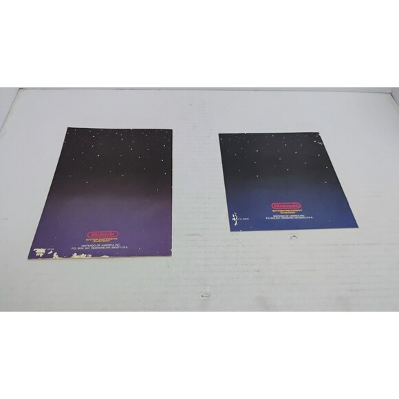 VINTAGE 1988 NINTENDO NES CONTROL DECK & LIGHT ZAPPER INSTRUCTION MANUAL LOT - Picture 4 of 6